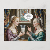 女おもしろいの頼乳糖は無い？ ポストカード (正面)