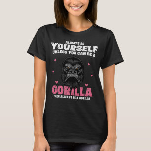 女おもしろい子へのギフト10代のかわいいゴリラG Tシャツ