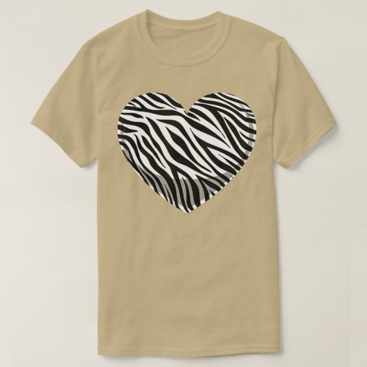 女おもしろい子用ゼブラ印刷メンズストライプアニメーション Tシャツ (デザイン正面)