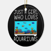 女おもしろい子魚タンク愛好家用水族館 セラミックオーナメント (左)