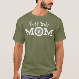 女おもしろい性のためのダートバイク母のレースギフトMOM本 Tシャツ