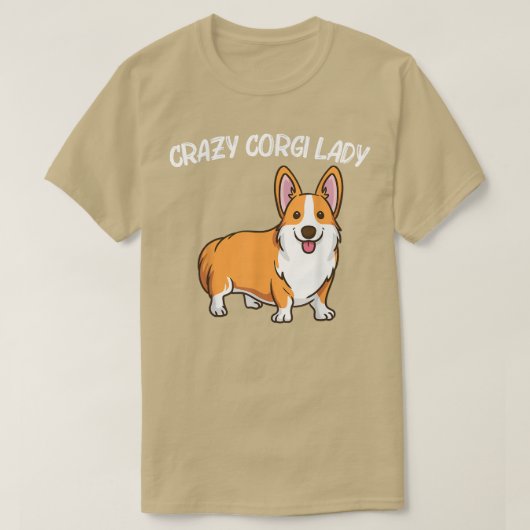 女おもしろい性のためのCorgiアート母ウェルシュコーギーDog Anim Tシャツ (デザイン正面)