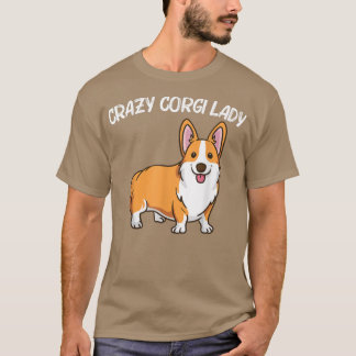 女おもしろい性のためのCorgiアート母ウェルシュコーギーDog Anim Tシャツ