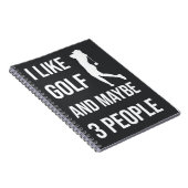 女おもしろい性のスポーツ用ゴルフギフト ノートブック (右側)