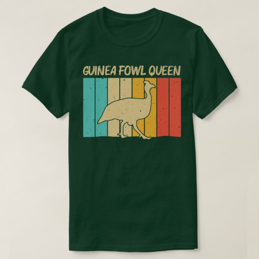 女おもしろい性の母の鳥の恋人チキンのためのギニア鳥 Tシャツ (デザイン正面)