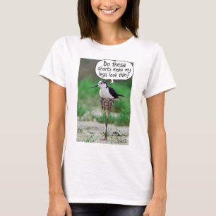 女おもしろい性の鳥のショートプレゼント Tシャツ