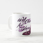 女おもしろい性 コーヒーマグカップ (正面左)