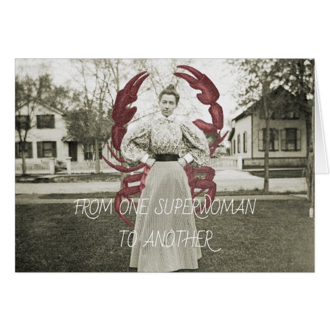 女おもしろい意欲を起こ人労働者1890ロブスター女性 (正面横)