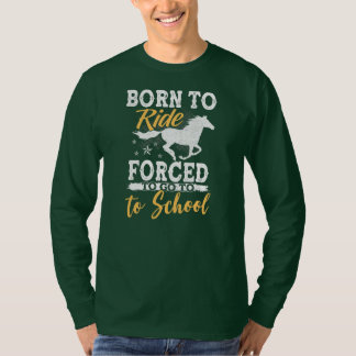 女おもしろい馬好き図鑑 Tシャツ