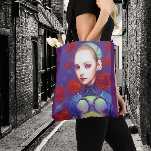 女お洒落の子顔ニンフ妖精ウィッチマジカルトット トートバッグ