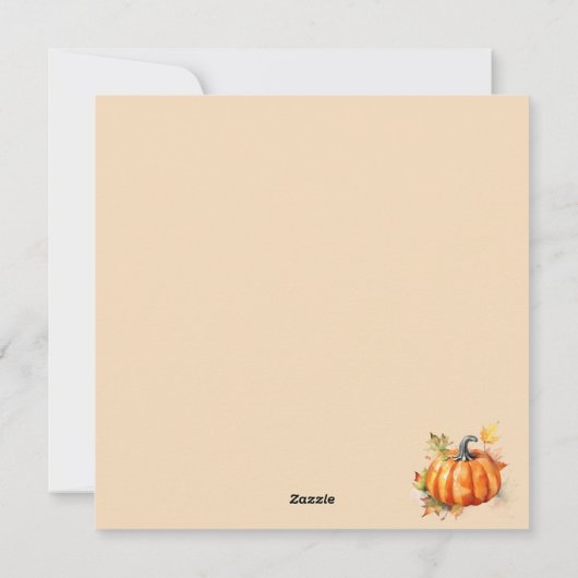 女かわいらしと犬の秋の景色 シーズンカード (裏面)