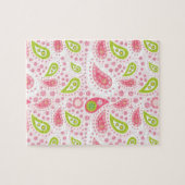 女かわいらしの子にガーリー対するピンクの贈り物アイディア ジグソーパズル (横)