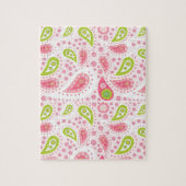 女かわいらしの子にガーリー対するピンクの贈り物アイディア ジグソーパズル (縦)