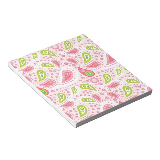 女かわいらしの子のためガーリーのピンクの贈り物アイディア ノートパッド (アングル)