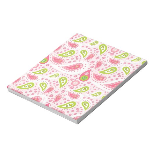 女かわいらしの子のためガーリーのピンクの贈り物アイディア ノートパッド (回転)