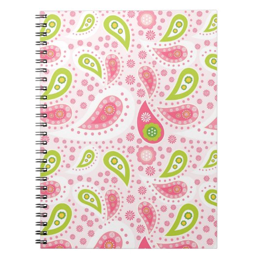 女かわいらしの子のためガーリーのピンクの贈り物アイディア ノートブック (正面)