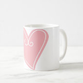 女かわいらしの子のガーリー贈り物 コーヒーマグカップ (正面右)