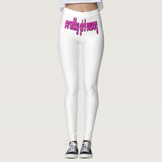 女かわいらしの子のスワガーレギンス レギンス (正面)