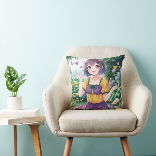 女かわいらしの子スルーピロー クッション (椅子)