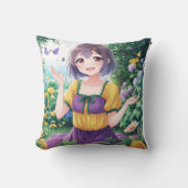 女かわいらしの子スルーピロー クッション (正面)