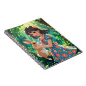 女かわいらしの子 ノートブック (右側)