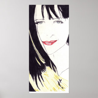 女かわいらしの子 ポスター