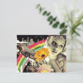 女かわいらしの子 ポストカード (スタンド正面)