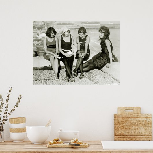 女かわいらしの子, 1920年代 ポスター (キッチン)