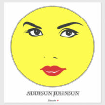 女かわいらし性グラマローシック黄色スマイル名14"