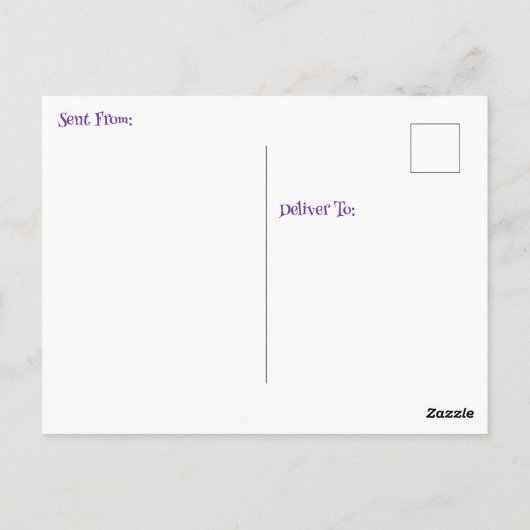 女かわいらし性コーヒー、犬と植物を飲む ポストカード (裏面)