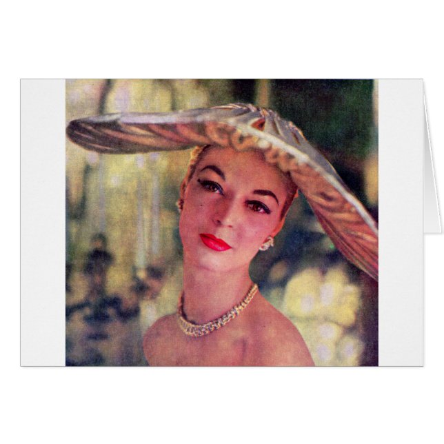 女かわいらし性ビッグハット (正面横)