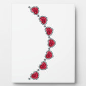 女かわいらし性ルビーネックレス フォトプラーク (正面)