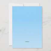 女かわいらし性小児科招待状 招待状 (裏面)