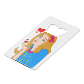 女かわいらし性 クレジットカード栓抜き (裏面アングル)