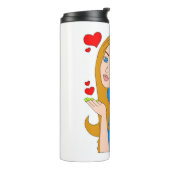 女かわいらし性 タンブラー (回転左)