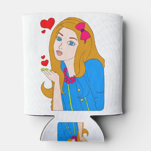 女かわいらし性 缶クーラー (裏面)