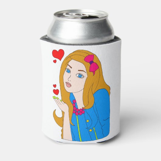 女かわいらし性 缶クーラー (缶裏面)