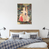 女が回転する キャンバスプリント (インサイチュ (寝室))