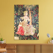 女が回転する キャンバスプリント (インサイチュ (リビング))