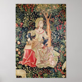 女が回転する ポスター (正面)