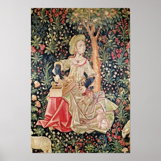 女が回転する ポスター (正面)