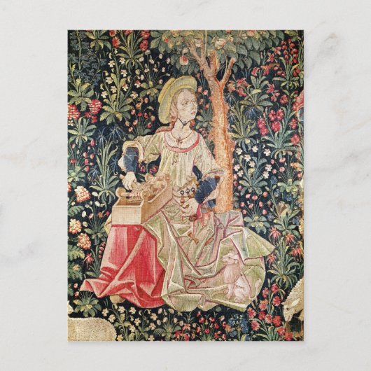 女が回転する ポストカード (正面)