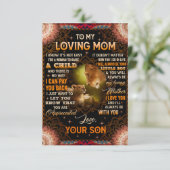 女が子どもを産むのは簡単ではない サンキューカード (スタンド正面)