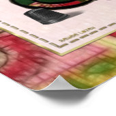 女が縫う ポスター (角)