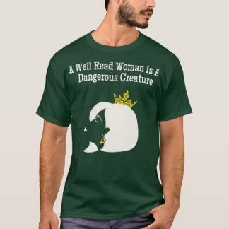 女が読好いと危ない Tシャツ