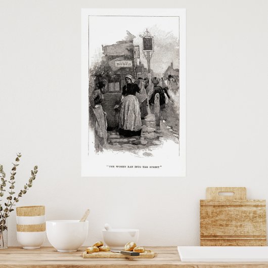 女が走通りへ ポスター (キッチン)