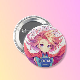 女すごいの子 缶バッジ