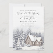 女たちの週末森の中で最後の独身パーティー 招待状 (正面)