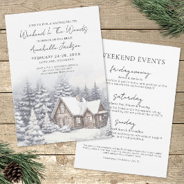 女たちの週末森の中で最後の独身パーティー 招待状