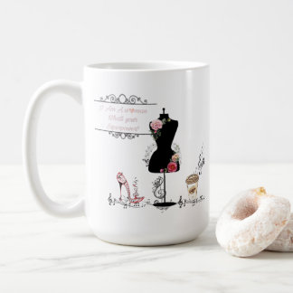 女だ コーヒーマグカップ
